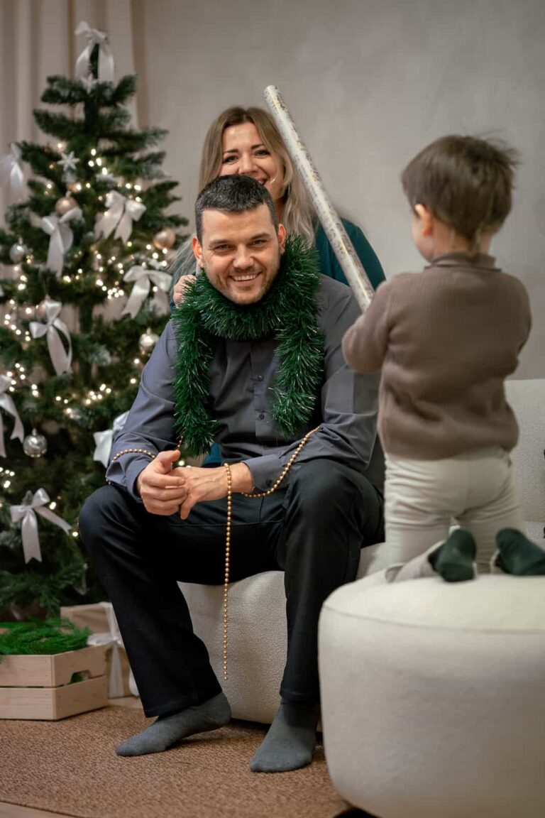 Vánoční focení v ateliéru