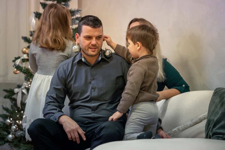 Vánoční focení v ateliéru